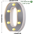 Miniatyrbillede 3 af 5: LED Marquee Bogstav Lys 26 Alfabet Lysende Bogstaver Skilt Perfekt Til Natlys Bryllup Fødselsdagsfest Julelampe Hjemmebar Dekoration B09 O