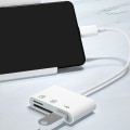Miniatyrbild 4 av 4: Usb 2.0 Sd Card Reader Usb Type C Sd Tf Cf Card Docking Station Otg Adapter