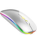 Miniatyrbild 2 av 4: Bluetooth Mouse For Ipad,wireless Mouse For Macbook Air/mac/pc/laptop (silver)