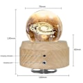 Miniatyrbild 4 av 4: Music Box 3d Crystal Music Boxes , Luminous Rotating Ball Musical Box Dimmable style 3