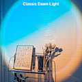 Miniatyrbillede 1 af 2: Klassisk Monokrom Solnedgangslampe Net Rød Projektionsfyldningslys classic dawn