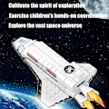 Miniatyrbild 4 av 4: City Aerospace Rocket Launch Center Architecture Building Blocks Model Ideas Space Astronaut Figures Bricks Stem Toys For Kids426pcs No Box
