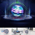Pikkukuva 3 / 4: Flynova Pro lentävä pallolelu, 360° käsin ohjattava lentävä pallolelu sisäänrakennetulla RGB-valolla Blue 95*95*95mm