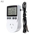 Miniatyrbillede 1 af 5: Termostat Digital Temperaturregulator Stikkontakt M/ Timer Switch Sensor Probe Varme Køling 16a AU