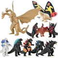 Miniatyrbild 1 av 4: Godzilla 2 King of the Monster Shin Kaiju Gigan Ghidorah 10pc Toy Figures Sets B