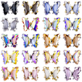 Pikkukuva 1 / 4: 3D Kynsitaide Perhoskynsitaide Strassi Timantti Glitter, Uusi Akryyliperhoskynsitaidekoru shape3