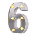 Miniatyrbillede 1 af 5: LED Marquee Bogstav Lys 26 Alfabet Lysende Bogstaver Skilt Perfekt Til Natlys Bryllup Fødselsdagsfest Julelampe Hjemmebar Dekoration B09 6