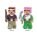 Miniatyrbillede 4 af 5: 8 stk. Figursæt Actionfigur Minifigurer Børnelegetøj Fødselsdagsfestgaver Samling Og Display Legetøj Til Voksne Og Børn Drenge Pige