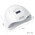 Miniatyrbillede 2 af 3: LED Neglelampe 120W Neglehærdende UV Lampe, LED Negletørrer Til Gelpolering Med Smart Sensor/4 Timerindstillinger US plug