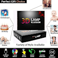 Miniatyrbild 4 av 4: 3D Illusion Lamp 7 Colors Optical Change Touch Light USB and Remote Control Art Deco Make A Romantic