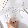 Miniatyrbild 1 av 4: 50/100x Transparent Sticky Notes Pad Waterproof Self-adhesive Clear Memo Note 100 Pcs