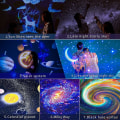 Miniatyrbillede 3 af 5: 7 I 1 Stjerne Planetarium Projektor 360 Roterende Led Galaxy Natlampe Til Soveværelse Loft Værelse Indretning Børnegaver