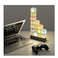 Miniatyrbild 3 av 4: 16pcs Building Block Light Desk Lamp Splicing Light Stitching Lamp Diy