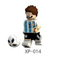 Miniatyrbild 4 av 5: 8pcs World Cup Football Building Blocks Portugal Messine Marl Assembled Building Block Minifigure Toys