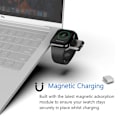Miniatyrbilde 4 av 4: Bærbar Apple Watch-lader, trådløs magnetisk reiselader for Apple Watch med USB A og USB C-kontakt
