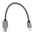 Pikkukuva 4 / 4: 0,2 m punottu USB 3.1 - USB Type-C USB-datan synkronointi- ja latauskaapeli puhelimelle