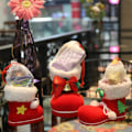 Miniatyrbilde 3 av 4: 12 stk. Juledekorasjon Anheng Drop Santa Mønster Jul