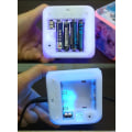 Miniatyrbild 3 av 3: Coscelia Panda Panda Alarm Clock Led Colorful Color Changing Square Clock Student Gift Creative Alarm Clock-style 18