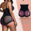 Miniatyrbillede 3 af 5: Mimigo Cross Compression Abs Formende Bukser Kvinder Slankende Body Shaper Mavekontrol Skin Color XXL