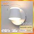 Free Rotatable Wall Lamp With Switch Bedside Night Lights Living Room Hotel Aisle Surface Mounted Le