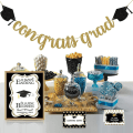 Miniatyrbillede 1 af 4: Dimissionspynt - Dimissionsfestpynt til High School Pre K - Sort og Guld