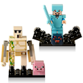 Miniatyrbillede 4 af 4: 8 stk. Figursæt Actionfigur Minifigurer Børnelegetøj Fødselsdagsfestgaver Til Voksne Og Børn Drenge Piger