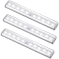Miniatyrbild 1 av 3: 3 Pack Upgraded Usb Rechargeable 10 Led Magnetic Motion Sensor Light