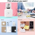 Miniatyrbild 2 av 4: Portable Smart Photo Printer For Ios & Android Phone white