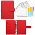 Miniatyrbilde 1 av 4: Budsjettplanlegger Kontantperm Konvolutt Red-14pcs