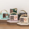 Miniatyrbild 2 av 4: Hm11 Portable Music Player Mini Retro Rechargeable Speaker Radio Outdoor Travel Blue