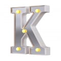 Pikkukuva 2 / 5: LED-kirjainvalot, 26 aakkosvaloa, täydellinen yövaloksi, häihin, syntymäpäiväjuhliin, joululampuksi, kodin baarisisustukseen B09 K