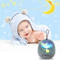 Miniatyrbild 2 av 2: Starlight Usb Night Light Led Unicorn Atmosphere Rotating Can Change Four Models Black