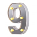 Miniatyrbillede 2 af 5: LED Marquee Bogstav Lys 26 Alfabet Lysende Bogstaver Skilt Perfekt Til Natlys Bryllup Fødselsdagsfest Julelampe Hjemmebar Dekoration B09 9