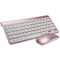 Miniatyrbild 1 av 2: 2.4g Wireless Keyboard And Mouse Portable Mini Keyboard And Mouse Combo Set Suitable For Notebook rose gold