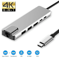 Miniatyrbild 1 av 3: 6-in-1 Type C Hdmi Adapter With 87w Usb-c Pd Power Delivery
