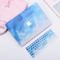Miniatyrbild 2 av 5: Creative Hard Shell & Keyboard Cover Compatible With Macbook Pro13 Blue smear