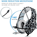 Miniatyrbild 2 av 3: Stereo Pc Gaming Headset With Noise Canceling Mic For Ps4 Ps5 Xbox Series K1-B