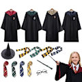 Pikkukuva 2 / 3: Harry Potter 6 osainen taikuri cosplay naamiaisasu viitta puku Red 115cm