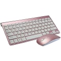 Miniatyrbild 1 av 2: 2.4g Wireless Keyboard And Mouse Portable Mini Keyboard And Mouse Combo Set Suitable For Notebook rose gold