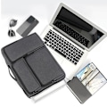 Miniatyrbilde 2 av 4: Bærbar Laptop Oppbevaringsveske Herre Mote Dokumentmappe Computer Liner Sleeve Case