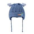 Miniatyrbillede 1 af 4: Børne Baby Hue Blød Varm Kabelstrikket Beanie Småbørn Pige Efterår Vinter Huer Blå Blue