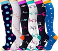 Compression Socks For Women & Men Circulation 6 Pairs For Athletic Running Cycling set6 S M