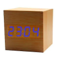Miniatyrbild 1 av 3: Gingko Cube Led Click Clock Alarm Clock With Sound Activation (time, Date & Temperature) Various Colours A10