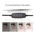 Miniatyrbillede 4 af 5: 16 cm 6 tommer Ring Light med Tripod Stativ USB Opladning Selfie LED Lampe