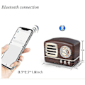 Pikkukuva 3 / 4: Retro Radio Bluetooth -kaiutin, Vintage Radio - Greadio FM-radiolahja