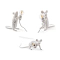 Miniatyrbild 1 av 4: Animal Rat Mouse Table Lamp White Ns2 EU Plug Three rat