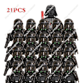 Miniatyrbild 1 av 4: 21 Pieces Of New Star Strom Wars Clone Trooper Compatible With 9488 Building Blocks Children's Toys
