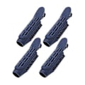 Miniatyrbillede 1 af 4: Naturlig Fluffy Hårklemme Til Kvinder Hårrods Krøller Rulle Bølge C Light Blue 8 PCS