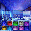Miniatyrbild 3 av 5: Star Projector, 3 In 1 Galaxy Night Light Projector With Remote Control, Bluetooth Music Speaker & 5 White Noises For Bedroom/party/home Decor B0 B