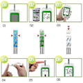 Miniatyrbild 5 av 5: New Instrument Cholesterol10 Multi-function Cholesterol Uric Acid Blood Glucose Meter Sm32189